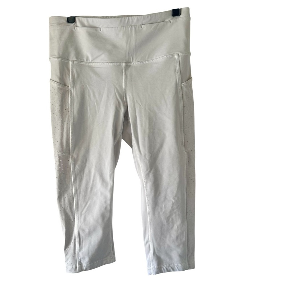 Lululemon Cropped Athletic Women’s Leggings White Size 6